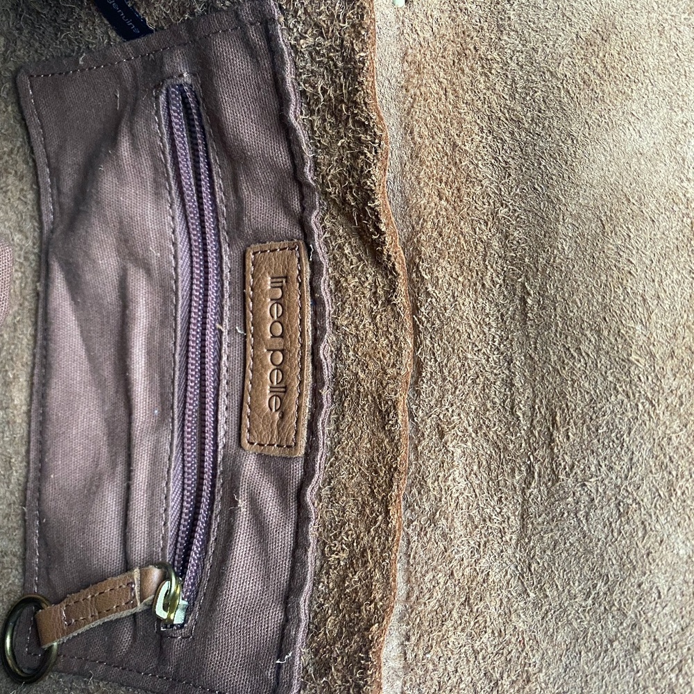 Linea Pelle Tan Studded Crossbody - Picture 7 of 7